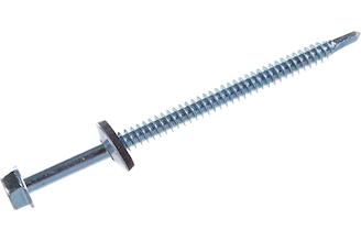 Саморезы Зубр для крепления кровельных материалов к металлическим конструкциям, оцинкованные, 6,3x100 мм, 500шт 4-300310-63-100