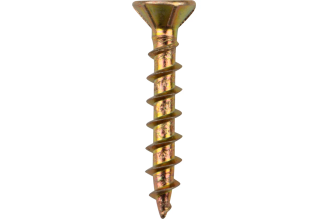 Оконный саморез KRANZ острый 4,1x25 желтый цинк, 12000 шт., 1503-4125-1