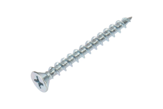 Оконный саморез KRANZ острый 4,1x40 белый цинк, 6000 шт., 1502-4140-1