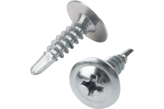 Саморез с пресс-шайбой KRANZ ПШС 4,2x16, сверло, 25 шт. 1182-4216-4