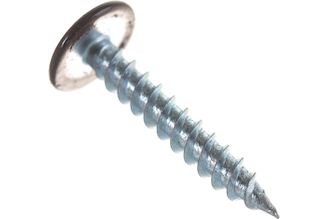 Саморезы с прессшайбой по листовому металлу до 0,9 мм Зубр RAL-8017 PH2 4,2х25 мм 400шт 300191-42-025-8017