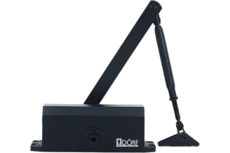 Дверной доводчик DORF L8226_black, 160 кг, черный