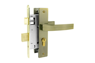 Врезной замок НОРА-М NEW 106-55 мм ст.бронза 16917