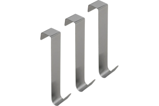 Крючок навесной VETTA 3 шт., 2,2x12 см, нерж. сталь 430 440-391