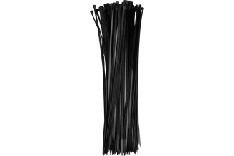Кабельная стяжка Jazzway PCT 3.6×300 черная PA6.6 5054547, 2000 шт.