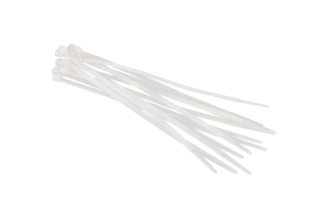 Нейлоновая стяжка NIKOMAX 400х4,5 мм белая NMC-CTN400-45-SL-WT-100, 100 шт.