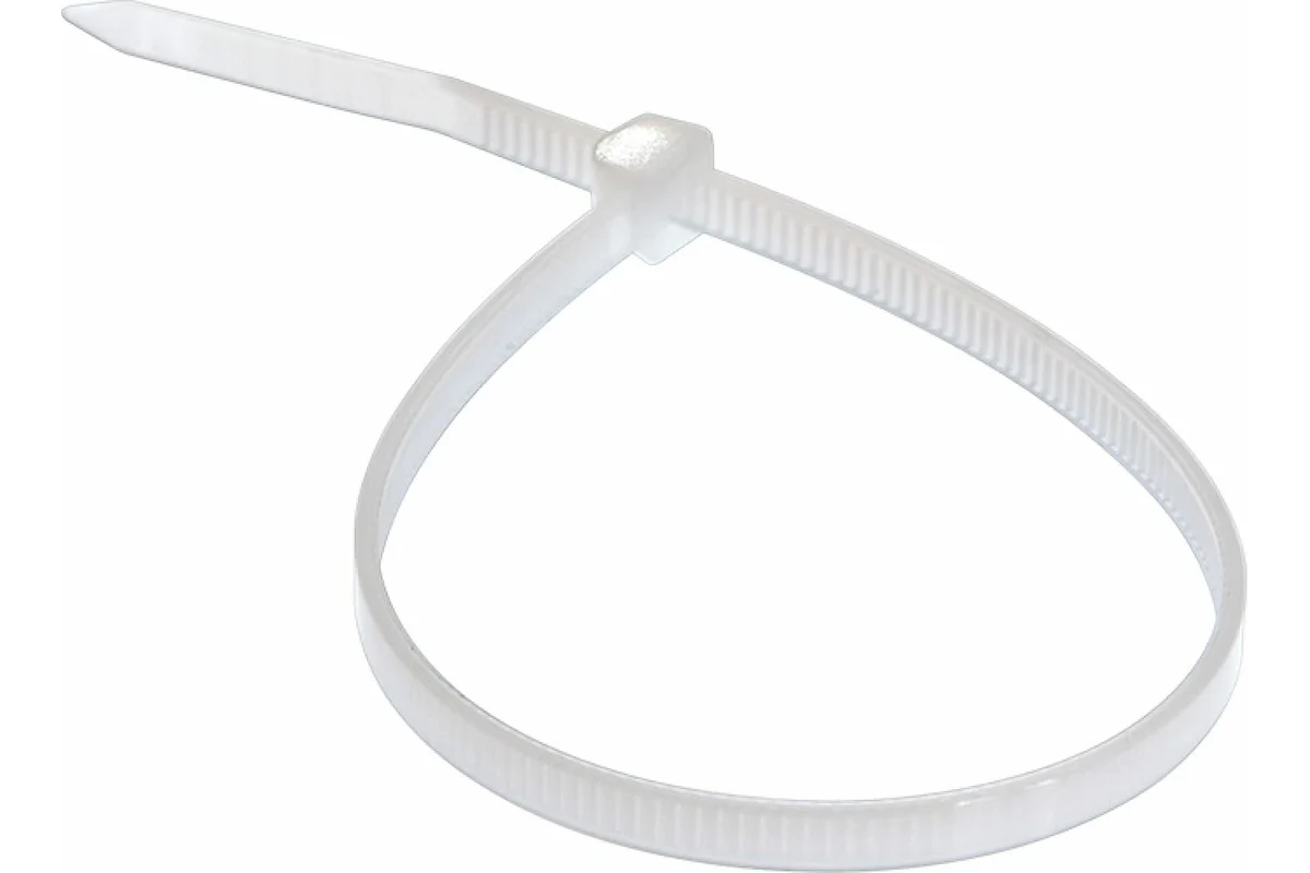 Кабельные стяжки Nord-Yada нейлоновые, 7.6х300 мм, белые, 100 шт. 902046