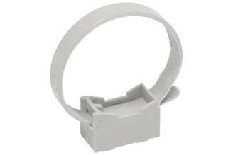 Хомутный держатель со стяжкой IEK серый CFF2 32-63 мм CTA10MP-CFF263-K41-100