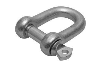 Такелажная скоба ЗУБР 25 мм, 2 шт, тип прямой, оцинкованная 4-304515-25