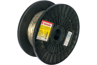 Стальной трос REXANT в ПВХ изоляции d=2.0 мм, катушка 200 метров 09-5320