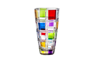 Ваза Lefard SQUARE COLORED 13,5х13,5х24,5 см, стекло, 695-054