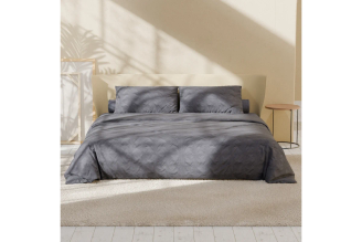 Комплект постельного белья LoveLife Texture 1,5-спальный, dark gray, 1032316