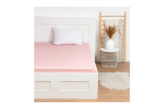 Простыня на резинке Этель 140x200x25, розовый, 100% хлопок, бязь 125 г/м2 9046078