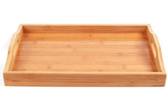 Поднос SanTrade LaKelly SM-TP3725 из бамбука с ручками 37×25 см