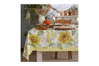 Скатерть Этель Солнечные цветы 220x147 см, 100% хлопок, саржа 190 г/м2 4645838