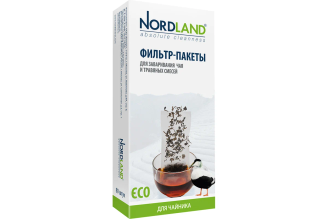 Фильтр-пакеты для заваривания чая NORDLAND 80 шт 393507