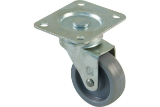 Мебельное колесо Amig 10/60 серое 60 мм 2502-50