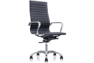 Кресло руководителя Attache EChair-705 TPU черное, хром, арт. 298061