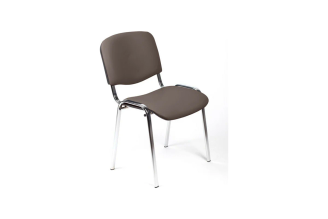 Стул Easy Chair UPEChair RioИЗО 550733 хром, кожзам коричневый Z10