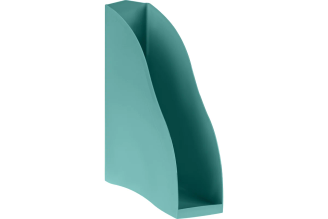 Вертикальный лоток для бумаг СТАММ Дельта, темно-зеленый, ширина 85 мм ЛТВ-31105