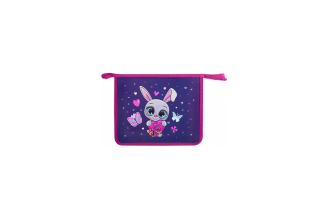 Папка для тетрадей Пифагор Lovely Bunny А5 на молнии 271493