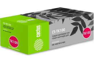 Лазерный картридж Cactus CS-TK100 TK-100, черный, для Kyocera, 690212