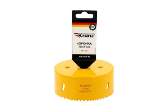 Коронка биметаллическая KRANZ 111 мм KR-92-0246