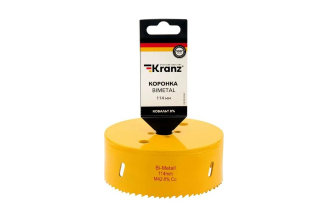 Коронка биметаллическая KRANZ KR-92-0247 114 мм