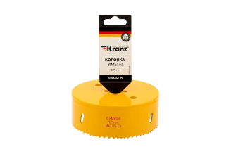Коронка биметаллическая KRANZ 121 мм KR-92-0248