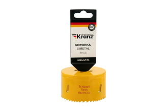Коронка биметаллическая KRANZ KR-92-0239 79 мм