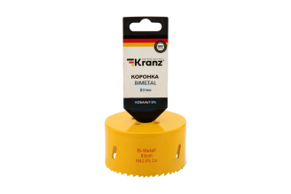 Коронка биметаллическая KRANZ KR-92-0240 83 мм