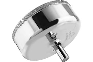 Коронка по стеклу и керамике vertextools 336-80-55 80×31 мм с центрирующим сверлом