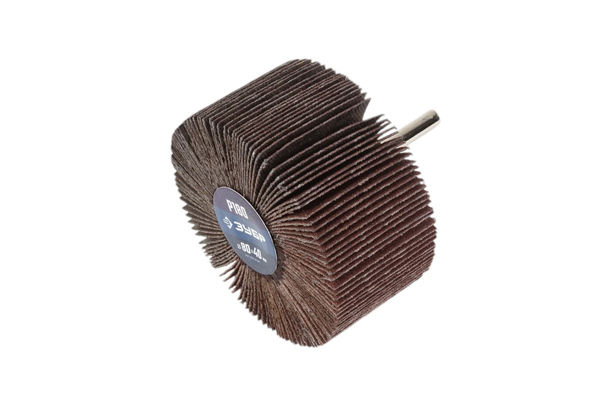 Шлифовальный лепестковый круг ЗУБР 80x40 мм, Р180 36604-180_z01