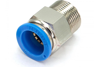 Пневмофитинг цанговый прямой HIMPT PC 16-М22х1.5, 5 шт 00-00026445