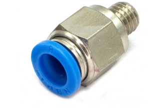 Пневмофитинг цанговый прямой HIMPT PC 8-М8х1, 10 шт 00-00026422