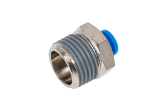 Цанговый прямой пневмофитинг HIMPT PC 6-04 R1/2, 00-00008607