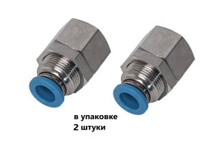 Фитинг пневматический NBPT PMF 6-01-R 2шт. арт. 802776