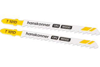 Пилки для лобзика Hanskonner H02-101D по дереву, 2 шт