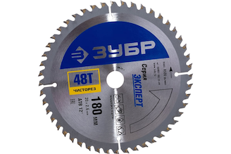 Диск пильный "Чистый рез" (180х20 мм; 48Т) по дереву Зубр 36905-180-20-48
