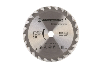 Диск пильный по дереву (190x20/16 мм; Z24) БОЕКОМПЛЕКТ B9022-190-20/16-24