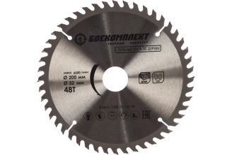 Диск пильный по дереву (200x32/30 мм; Z48) БОЕКОМПЛЕКТ B9022-200-32/30-48
