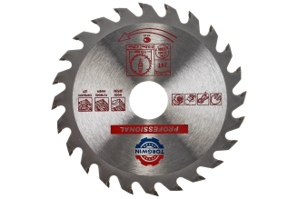 Пильный диск по дереву TORGWIN T374618 115×22.2 мм, 24Z