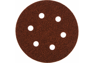 Круг шлифовальный на липучке (5 шт; 150 мм; 6 отверстий; Р80) PATRIOT 820010122
