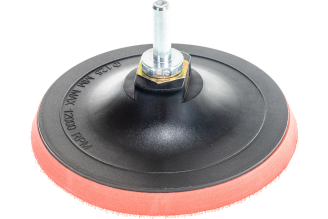 Тарелка опорная для дрели и УШМ крепление VELCRO, 125 мм гайка М14, РемоКолор 32-4-125