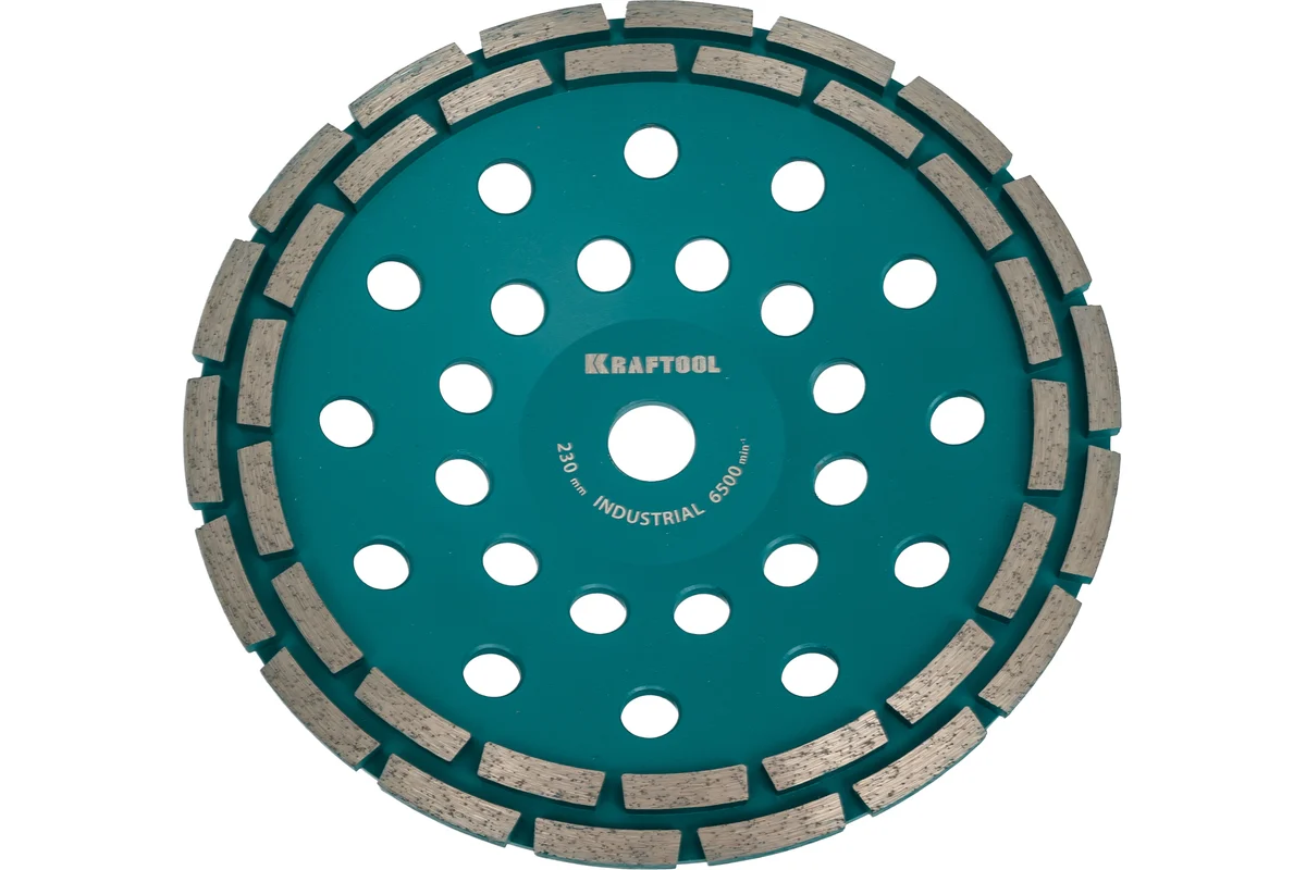Двухрядная алмазная чашка KRAFTOOL Industrial Double d 230 мм 33369-230