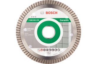 Алмазный отрезной диск Bosch Best for Ceramic Extraclean Turbo 125×22.2 мм 2608602479