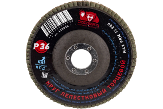 Круг лепестковый торцевой РОСОМАХА 125x22.2 мм P36 425036