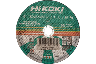 Круг отрезной по металлу 180х2,5х22,2 мм A30S тип 41 Hikoki RUH18025