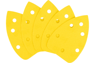 Лист шлифовальный на бумажной основе Свое Ремесло Amber 98х140мм 6отв. Р40 (4 упак по 5шт.) АМ200361