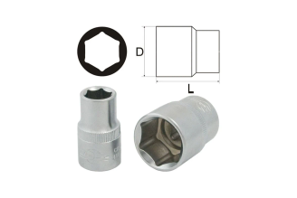 Сатиновая 6-гранная головка AIST 11 мм 3/8 00-00005843
